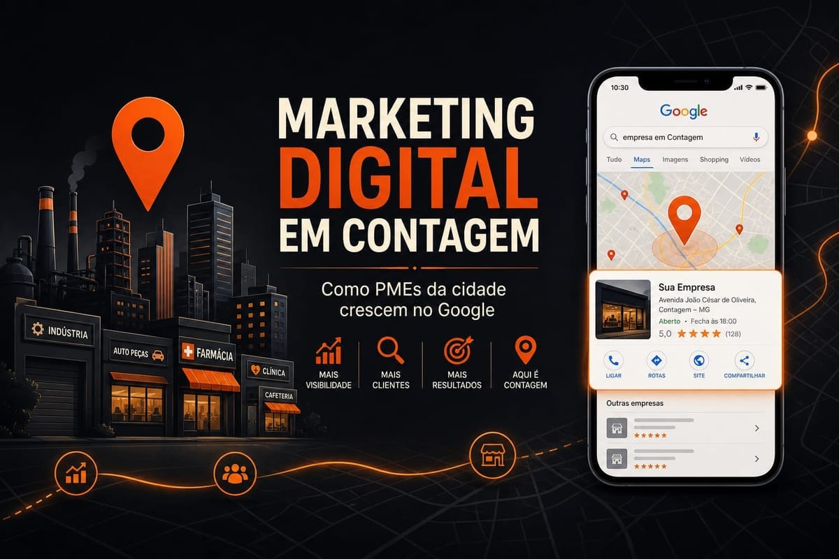 Marketing Digital em Contagem MG: Como PMEs da Cidade Crescem no Google