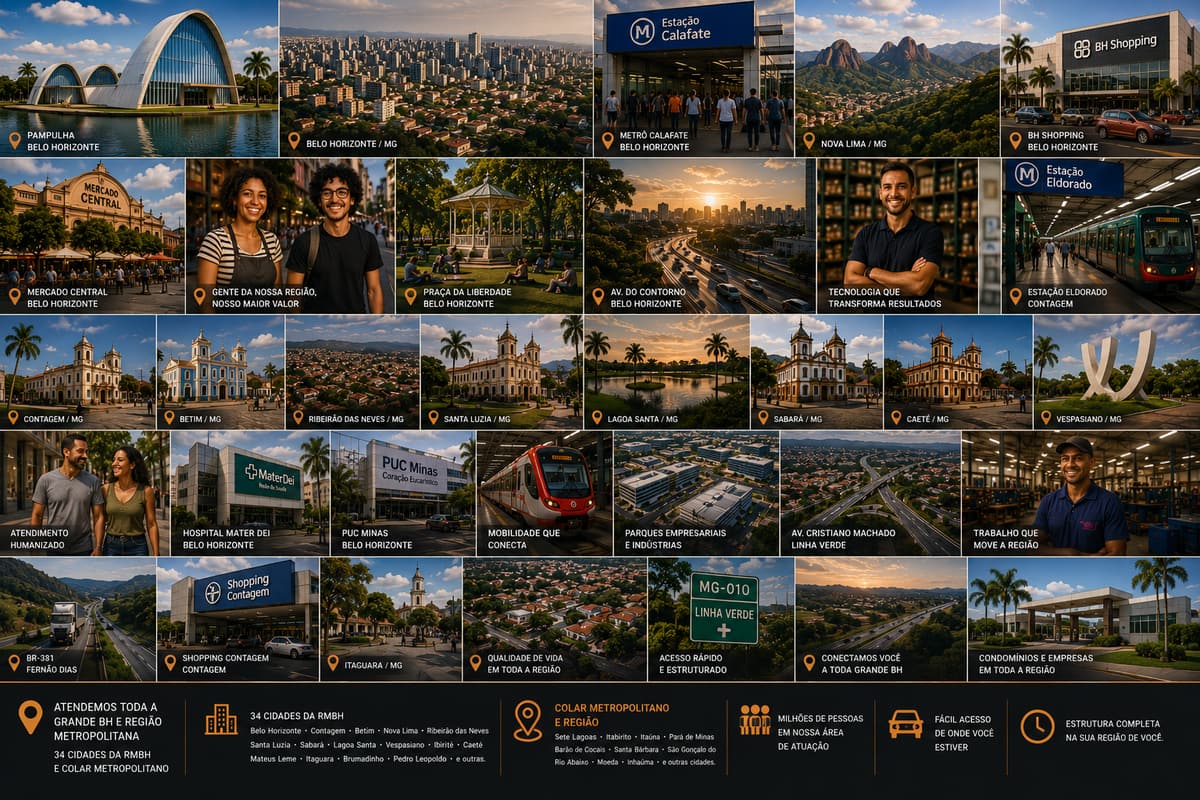 Agência de marketing digital no Coração Eucarístico. Atendendo BH e Grande BH