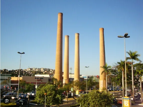 Fachada / vista. Itaú Power Shopping, Contagem