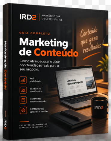 Capa do guia Marketing de Conteúdo IRD2